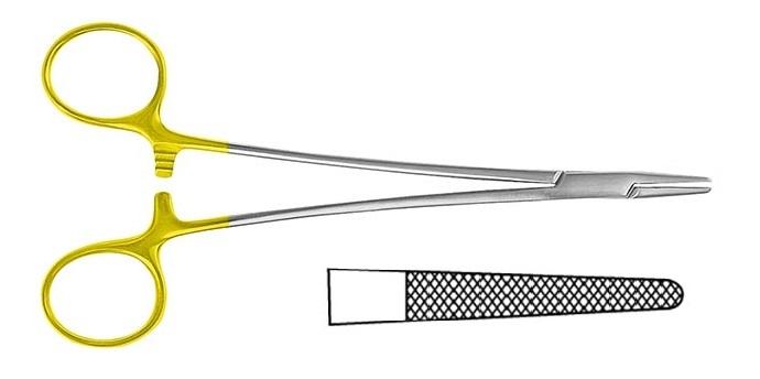 TC DE BAKEY Голкотримач; прямий; із зубчиками; 26,0см. Tontarra Medizintechnik GmbH